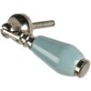 Pomello per porta blu 2x6 cm 64768