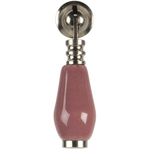 Pomello per porta rosa 2x6 cm 64770