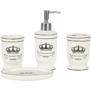 Set da bagno (set di 4) crema - 64774