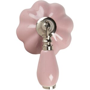 Pomello per porta rosa 4x8x6 cm 64777