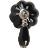Pomello per porta nero 4x8x6 cm 64779