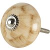 Pomello per porta marrone 4x6 cm 64785