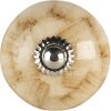 Pomello per porta marrone 4x6 cm 64785