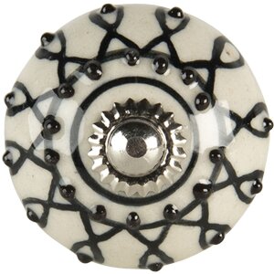 Pomello per porta bianco 4x6 cm 64792