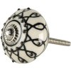 Pomello per porta bianco 4x6 cm 64792