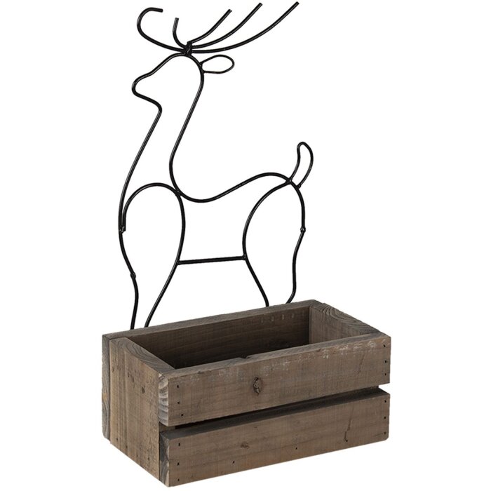 Porta piante marrone 23x13x10-40 cm 64819