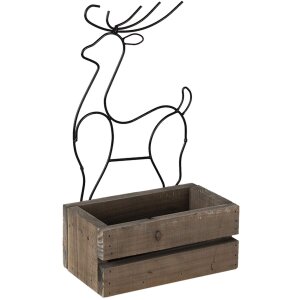 Porta piante marrone 23x13x10-40 cm 64819