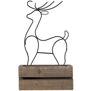 Porta piante marrone 23x13x10-40 cm 64819
