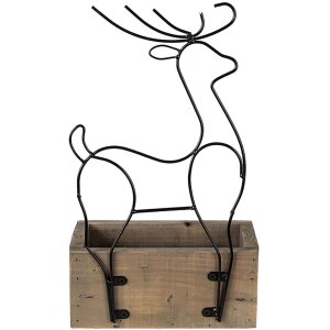 Porta piante marrone 23x13x10-40 cm 64819
