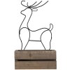 Porta piante marrone 23x13x10-40 cm 64819