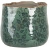 Vaso da fiori verde ø 13x11 cm 6ce1252s