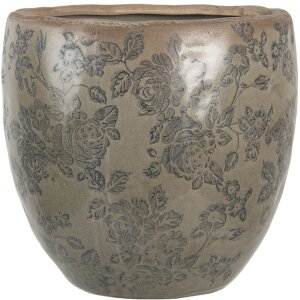Vaso da fiori verde Ø 20x19 cm 6CE1257L