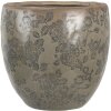 Vaso da fiori verde Ø 20x19 cm 6CE1257L