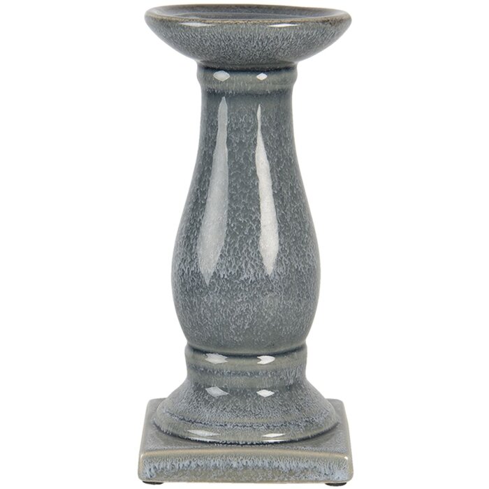 Candeliere grigio Ø 12x25 cm 6CE1261M