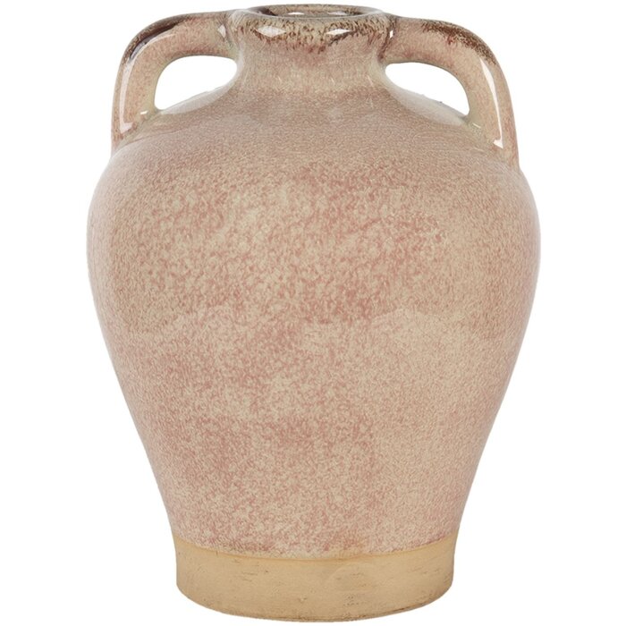 Vaso rosa Ø 19x25 cm 6CE1266M