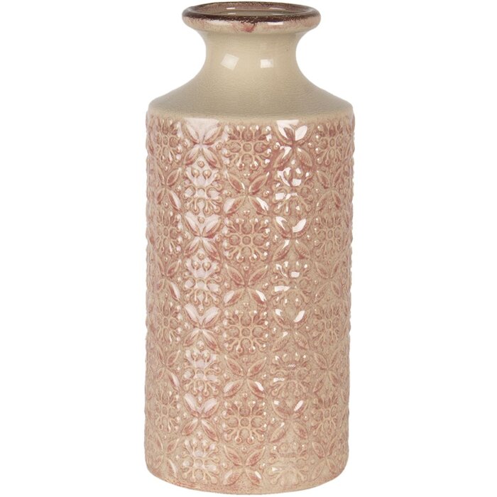 Vaso rosa Ø 13x30 cm 6CE1267M