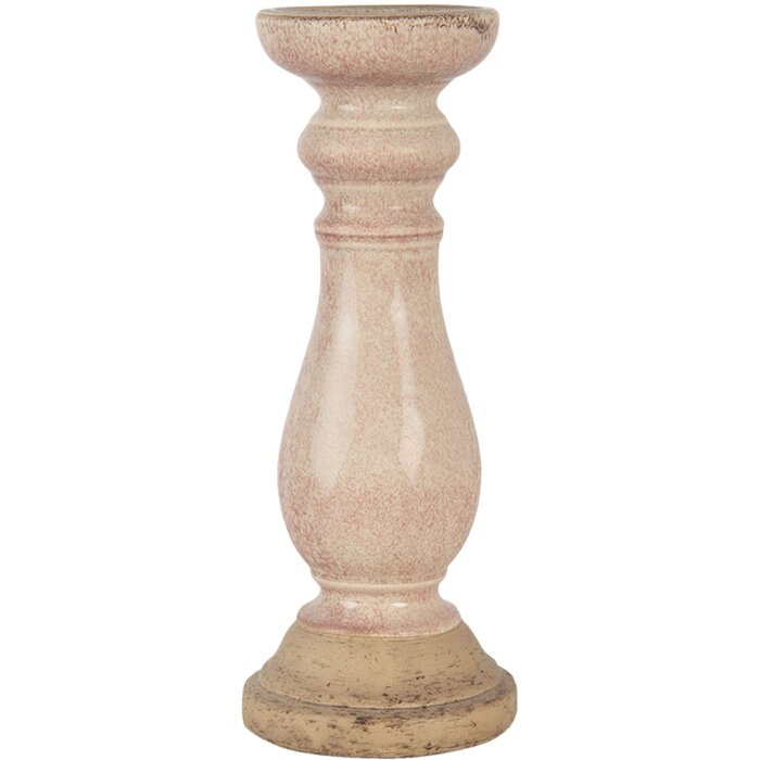 Candeliere rosa Ø 14x36 cm 6CE1268M