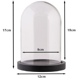 Clayre & Eef 6GL2168Z Vaso a campana in vetro...
