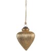 Palla per albero di Natale oro Ø 13x16 cm 6GL3108