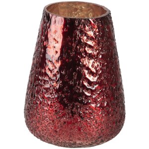 Portacandele - Portacandele rosso Ø 13x18 cm 6GL3132
