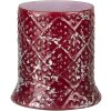 Portacandele - Portacandele rosso Ø 6x7 cm 6GL3208