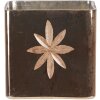 Portacandele - Portacandele oro 10x10x10 cm 6GL3212