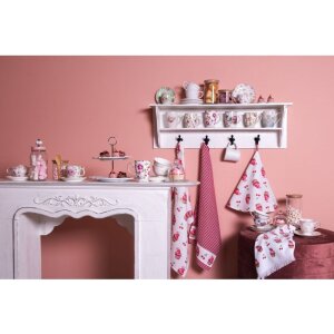 Clayre & Eef 6GL3420 Campana di vetro Ø 12x12 cm