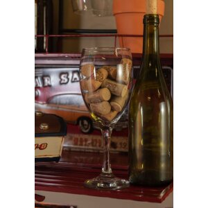 Bicchiere da vino trasparente Ø 9x23 cm - 530 ml 6GL3424
