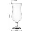 Bicchiere da cocktail trasparente Ø 8x19 cm - 420 ml 6GL3467