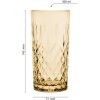 Bicchiere marrone Ø 7x15 cm - 280 ml 6GL3469
