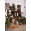 Clayre & Eef 6H1914W Contenitore 41x19x29 cm Legno Bianco Metallo