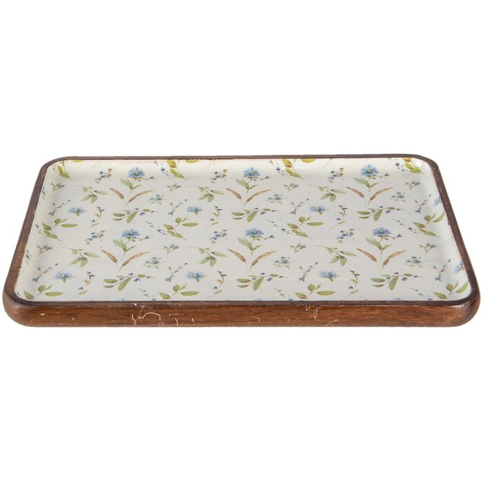 Ciotola decorativa multicolore 30x20x2 cm 6H1975