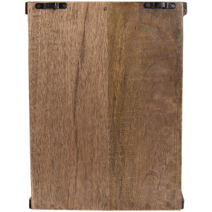 Scatola per chiavi marrone 23x8x30 cm 6H1983