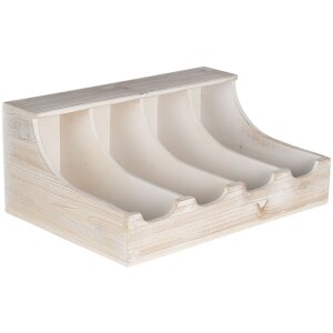 Vassoio portaposate bianco 41x28x17 cm 6H1991