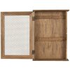 Scatola per chiavi marrone 28x9x40 cm 6H1993