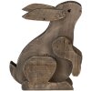 Decorazione coniglio marrone 20x12x26 cm 6H2022