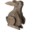 Decorazione coniglio marrone 20x12x26 cm 6H2022
