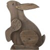Decorazione coniglio marrone 20x12x26 cm 6H2022