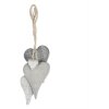 Decorazione Appendino Cuori multicolore 32x5x8 cm 6H2026
