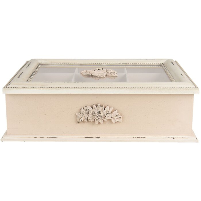 Tea caddy (6 scomparti) multicolore 32x26x9 cm 6h2029