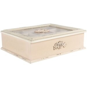 Tea caddy (6 scomparti) multicolore 32x26x9 cm 6h2029