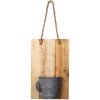 Decorazione Tagliere per pane con pentola marrone 18x11x28 cm 6H2045