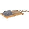 Decorazione Tagliere per pane con pentola marrone 18x11x28 cm 6H2045