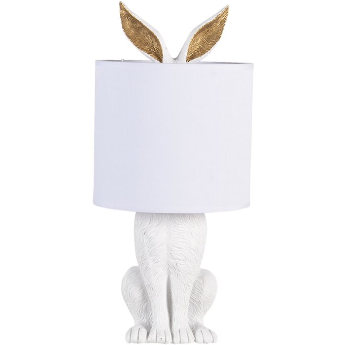Lampada da tavolo bianca ø 20x45 cm E27/max 1x60W 6lmc0013w