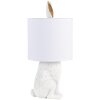 Lampada da tavolo bianca ø 20x45 cm E27/max 1x60W 6lmc0013w