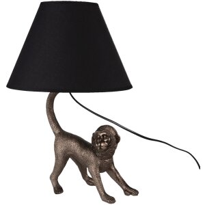 Lampada da tavolo marrone 29x27x43 cm E27 6LMC0035
