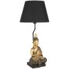 Lampada da tavolo nera Ø 28x60 cm E27-max 1x60W 6LMC0037