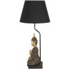 Lampada da tavolo nera Ø 28x60 cm E27-max 1x60W 6LMC0037