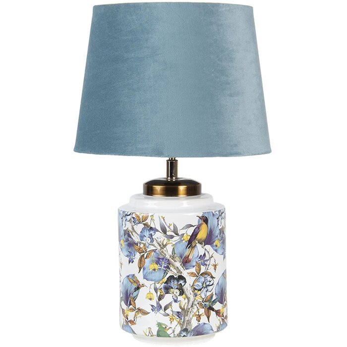 Lampada da tavolo blu Ø 25x41 cm - E27 6LMC0040