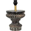 Base per lampadina decorativa nera Ø 24x40 cm E27 6LMP712